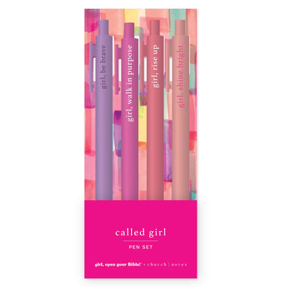 Called Girl Bible Study Pen Set - Girl, Open Your Bible!
