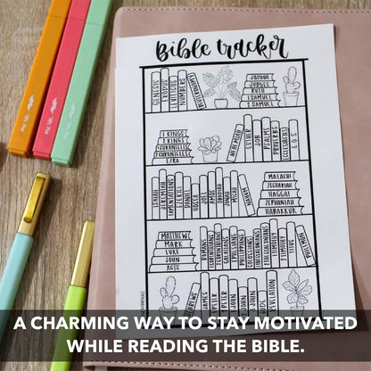 Esther Bible Journaling Kit With Bible Tracking Sticker