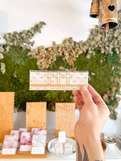 Cross Paperclip and Bookmark Set: Let Your Light Shine