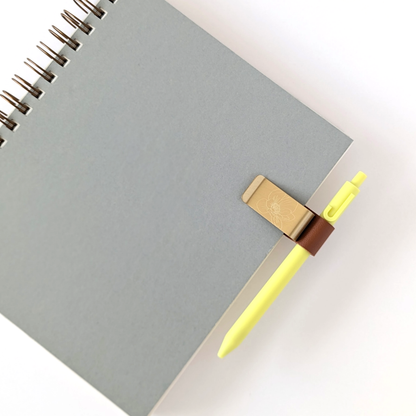 Brass Pen Clip for Notebook or Journal