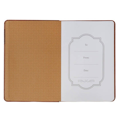 Journal w/Elastic Be Still Brown Ps. 46:10