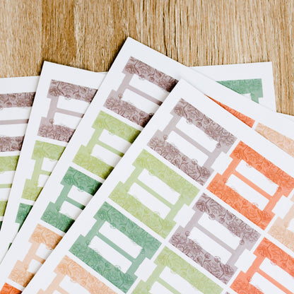 Blank Bible Tabs | Peony