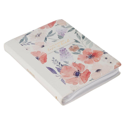 Journal Classic Zip Floral Love Is Patient Love Is Kind