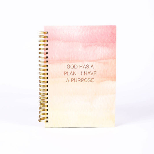 Spiral Bound Journal -  Plan & Purpose - 196 Pages