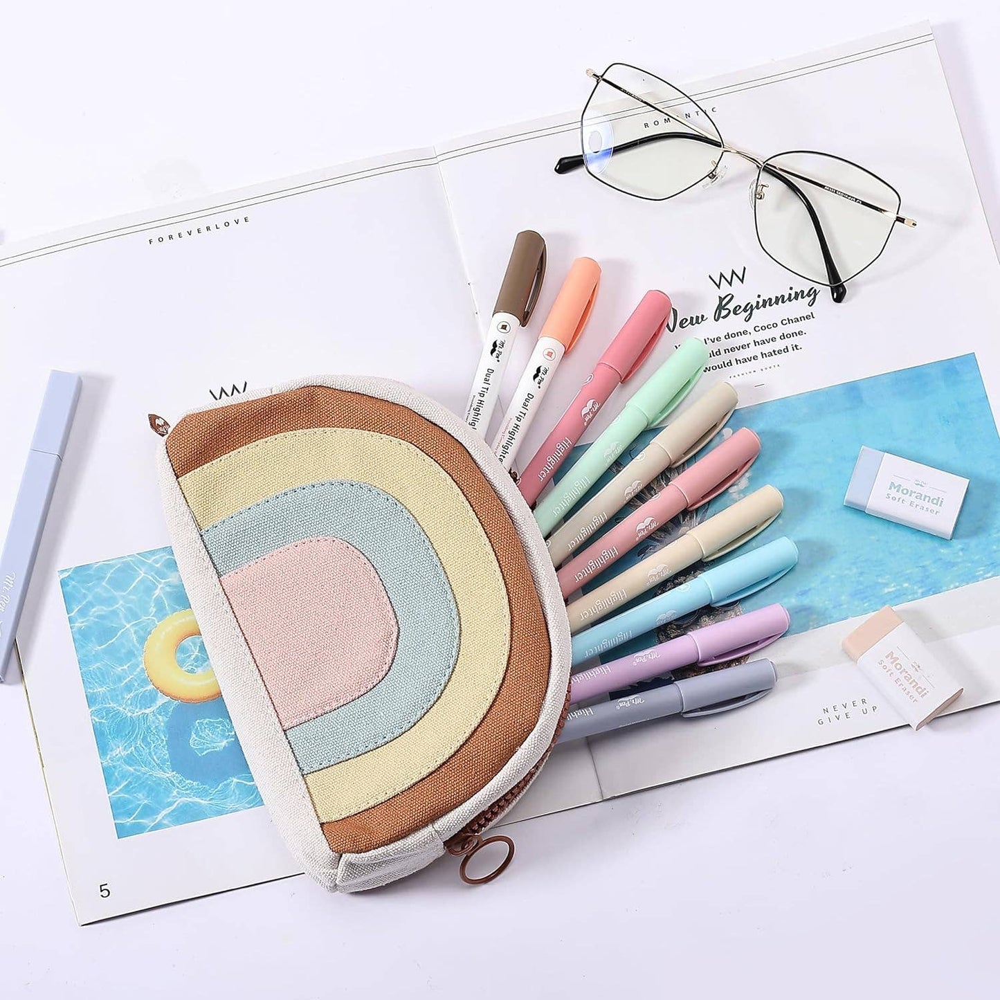 Mr. Pen Boho Pencil Case - Stylish & Functional