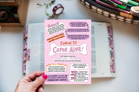 Come Alive (Dry Bones) Tip-in Sheet