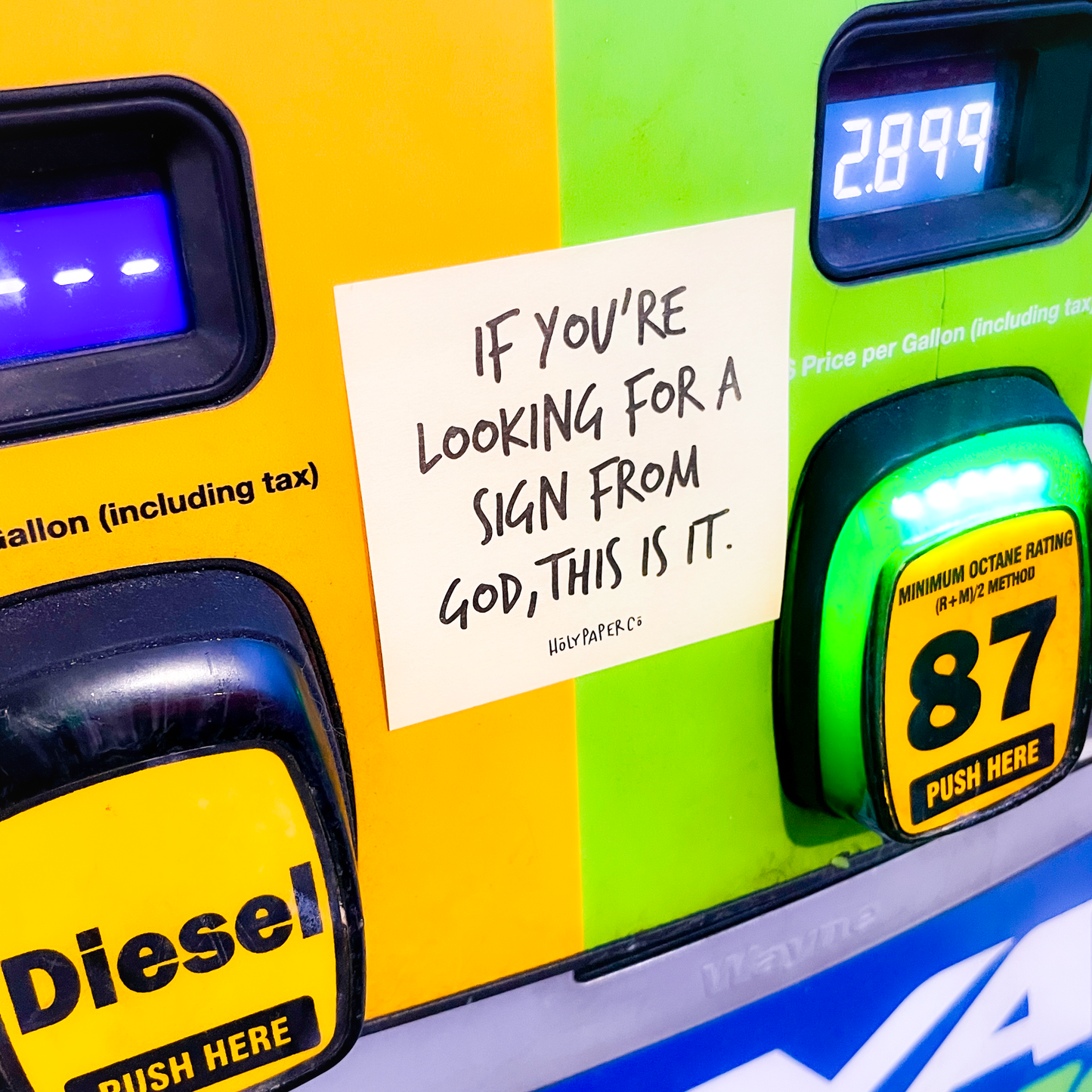 Sign from God Sticky Note Tracts