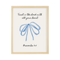 Faith Collection Wall Art Trust In The Lord With All Your He