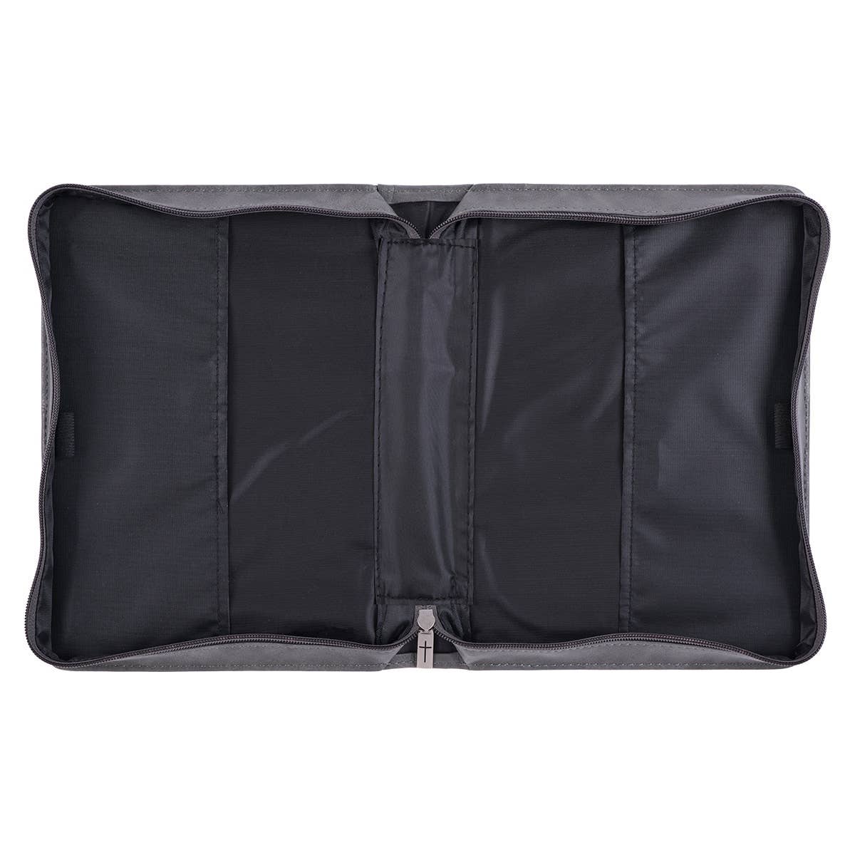 Bible Cover Classic Gray/Black Trust in the Lord Prov. 3:5
