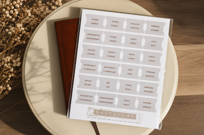 Bible Tabs — Neutral + Copper Foil (Matte-Coated)