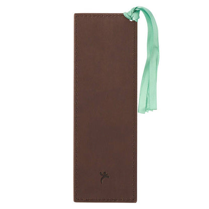Bookmark Faux Leather Brown Trust in the Lord Prov. 3:5