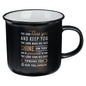 Mug Camp Black/White Bless You & Keep You Num. 6:24-26