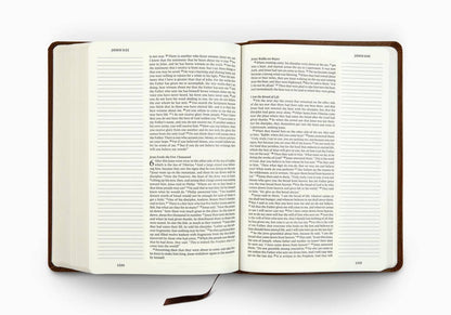 ESV Single Column Journaling Bible®, Large Print, Mocha