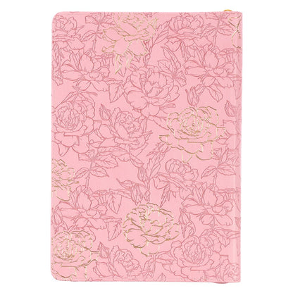 Journal Classic Zip Pink My Strength & My Song Psalm 118:14