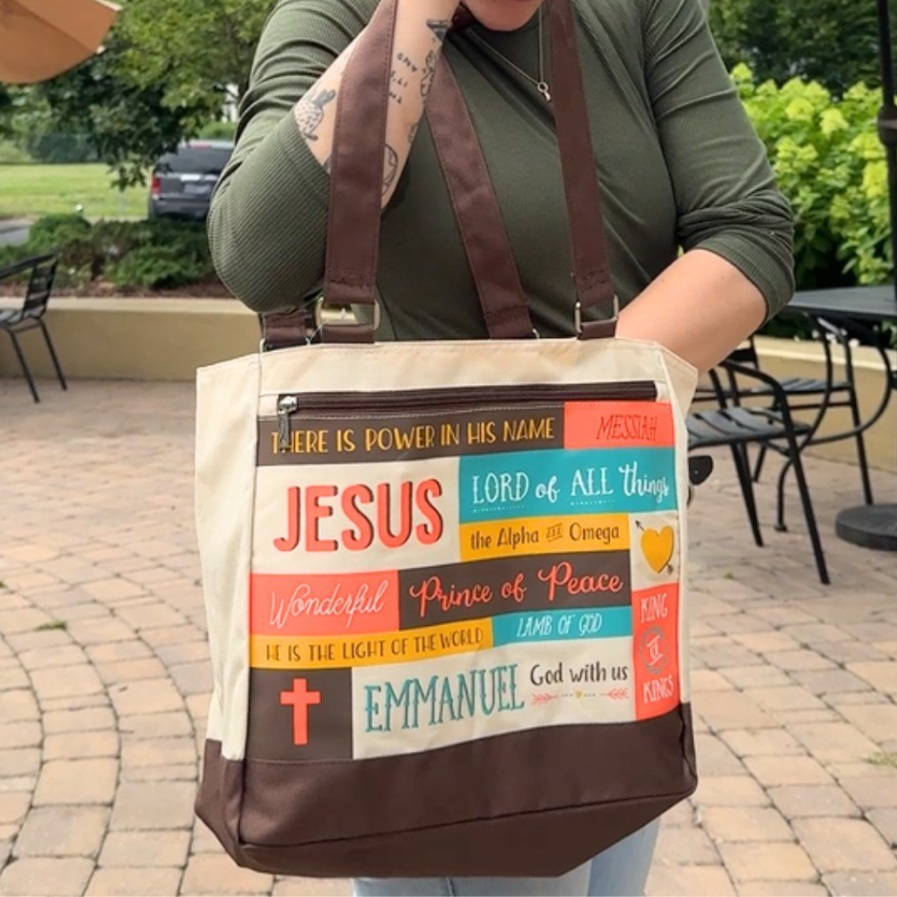 Tote Canvas Names Of Jesus