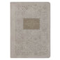 Journal Classic Zip Taupe My Grace Is Sufficient 2 Cor 12:9