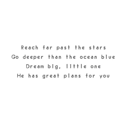 Dream Big Swaddle Blanket