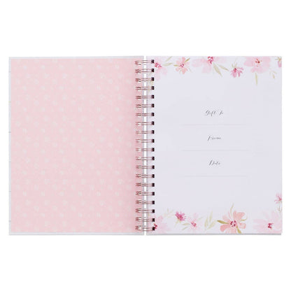 Prompted Hardcover Wirebound Prayer Journal White for Women