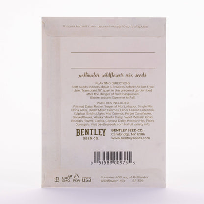 Faith Hope Love - Pollinator Wildflower Mix Seed Packets
