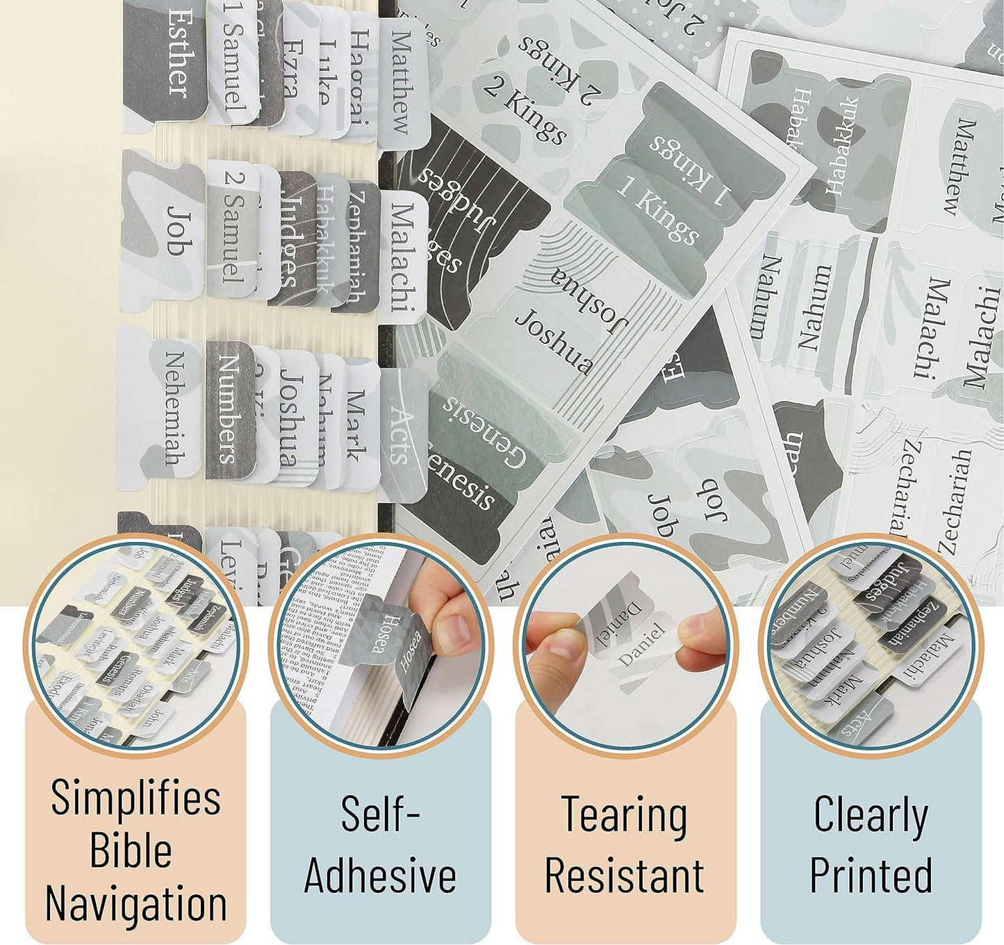 Mr. Pen Gray Bible Tabs