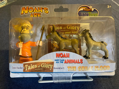 Noah and Animals 3 Piece Set