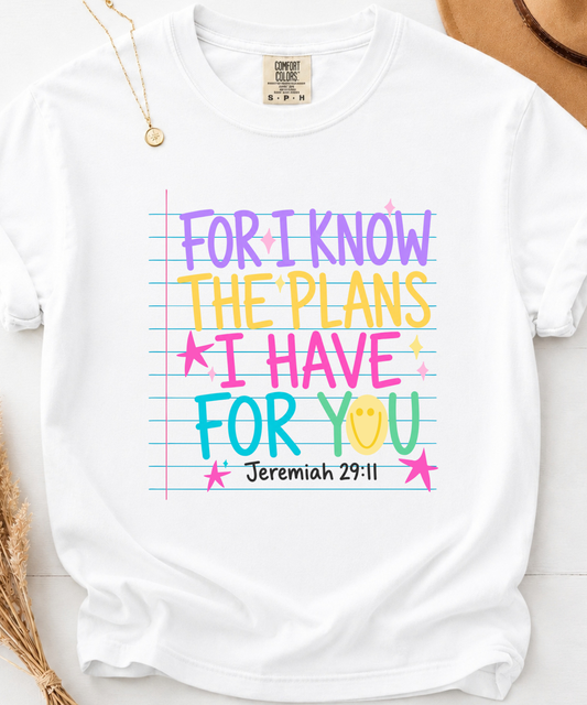 Youth Jeremiah 29:11 Tee