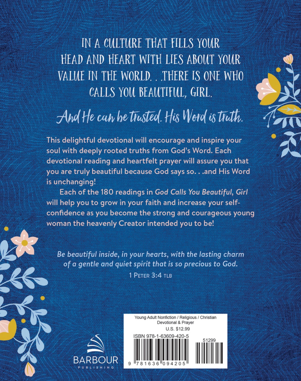 God Calls You Beautiful, Girl / 180 Devotions & Prayers for Teens