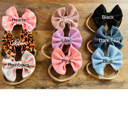 Newborn Baby Bow Headbands