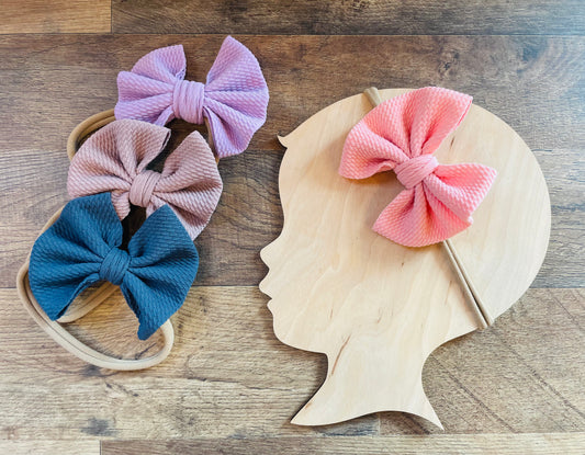 Newborn Baby Bow Headbands