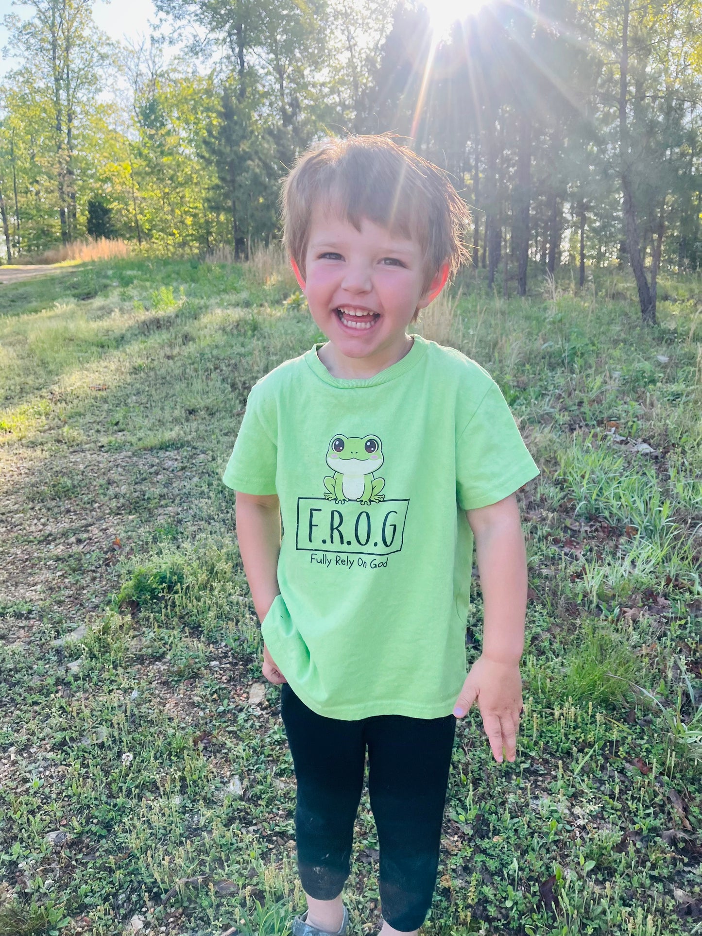 Fully Rely On God Toddler Tee