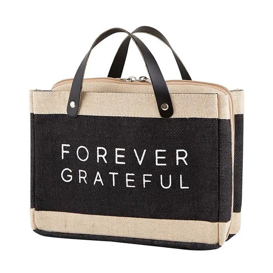Market Tote Bible Cover - Forever Grateful