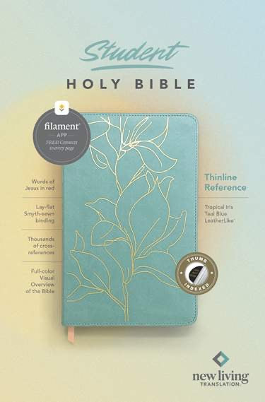 NLT Student Bible, Thinline Reference, Filament Enabled
