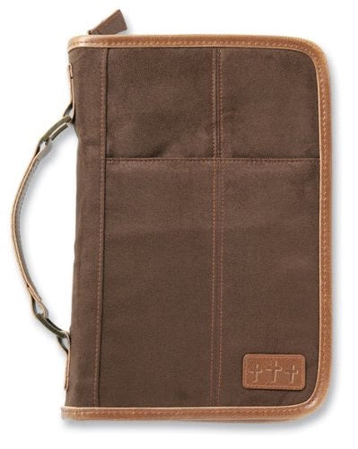 Aviator Brown Suede XL Bible Cover