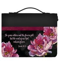 THE GRASS WITHERS BIBLE COVER, BLACK XL