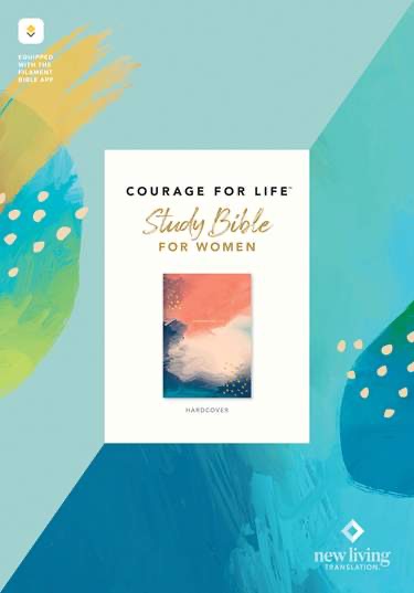 NLT Courage For Life Study Bible for Women, Filament Enabled, Hardcover