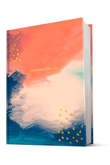 NLT Courage For Life Study Bible for Women, Filament Enabled, Hardcover