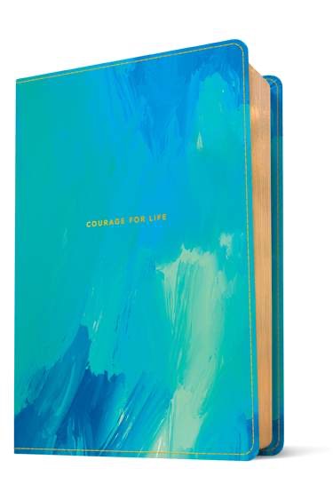 NLT Courage For Life Study Bible for Women, Filament Enabled, Blue