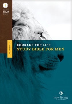 NLT Courage For Life Study Bible for Men, Filament Enabled, Hardcover