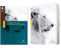 NLT Courage For Life Study Bible for Men, Filament Enabled, Hardcover