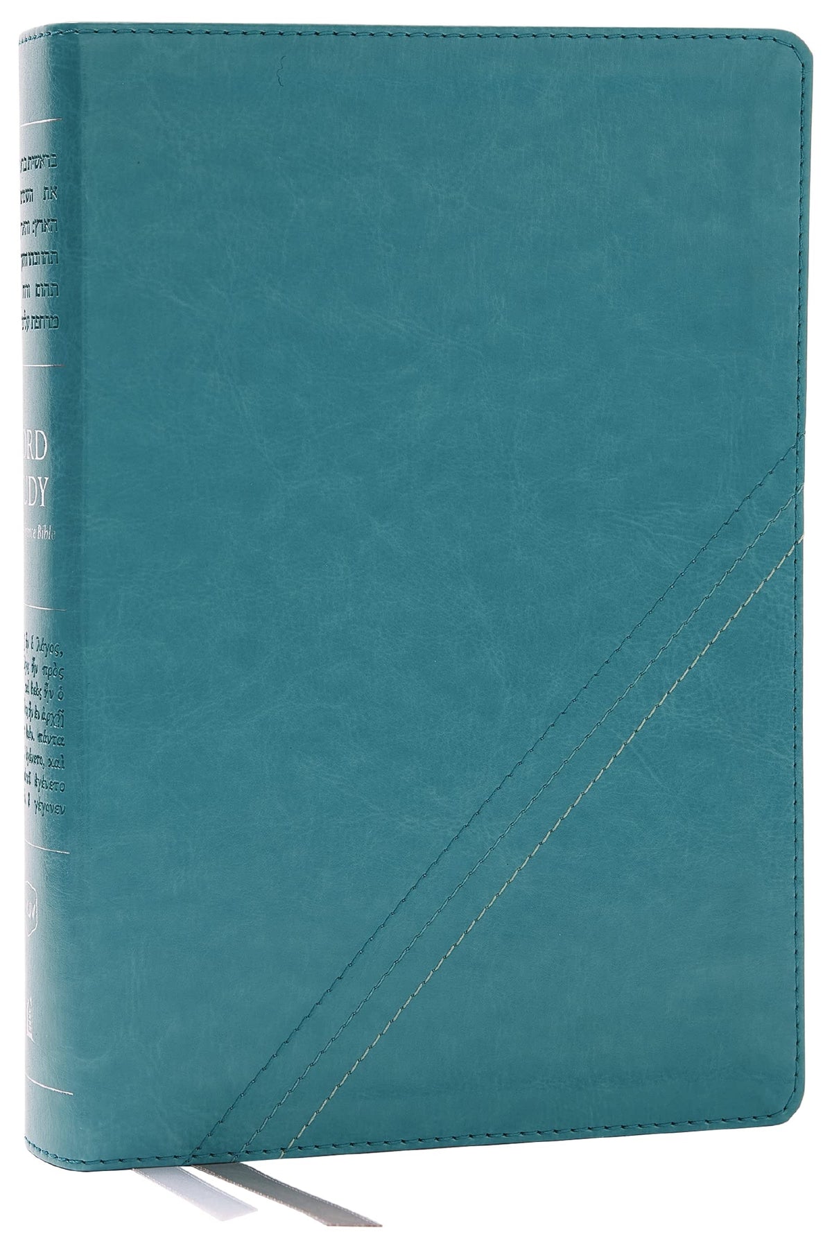NKJV Word Study Reference Bible, Leathersoft, Turquoise, Red Letter, Comfort Print