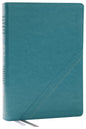 NKJV Word Study Reference Bible, Leathersoft, Turquoise, Red Letter, Comfort Print