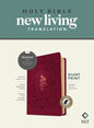 NLT Giant Print Bible, Filament Enabled- Cranberry, LeatherLike
