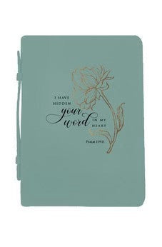 I Have Hidden Your Word Bible Cover Mint XL
