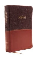 NKJV, Woman's Study Bible, Red Letter, Full-Color- Brown/Burgundy