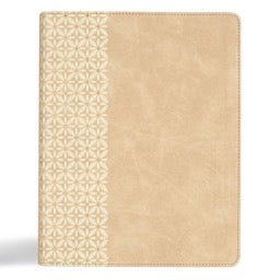 CSB Notetaking Bible, Expanded Reference Edition, Cream SuedeSoft LeatherTouch