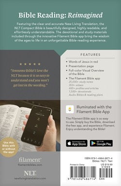 NLT Compact Bible, Filament Enabled