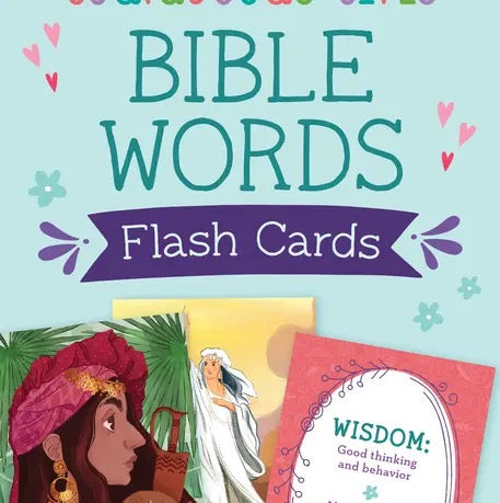 Courageous Girls Bible Words Flash Cards