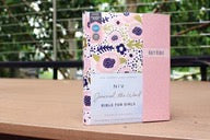 NIV, Journal the Word Bible for Girls, Double-Column, Magnetic Closure, Red Letter, Comfort Print