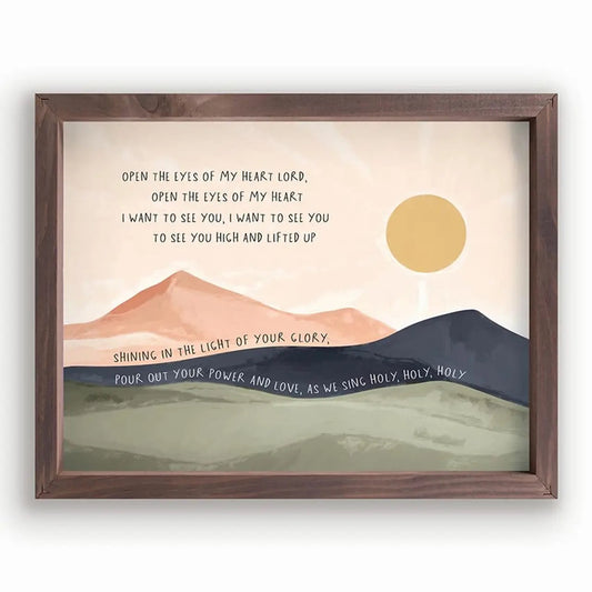 Framed Art - Open the Eyes of