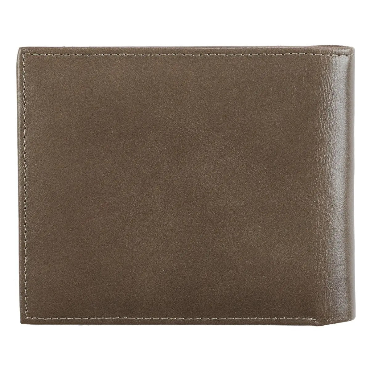 John 3:16 Cross Taupe Full Grain Leather Wallet